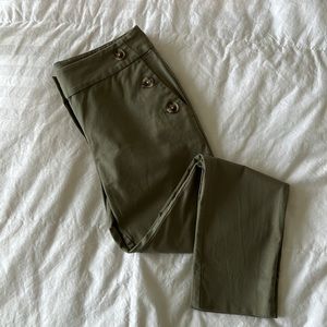 Loft Outlet Skinny Ankle, Olive, 4P